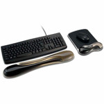 Kensington Duo Gel Mouse Pad Wrist Rest - 1.70" Height x 11.40" Width - Gray - Gel Product Image 