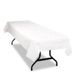 Tablemate Table Set Poly Tissue Table Cover, 54" x 108", White, 6/Pack View Product Image