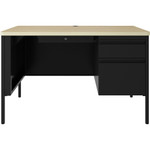 Lorell Fortress Single-pedestal Teacher's Desk (LLR03156) View Product Image