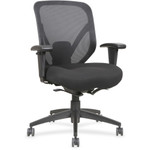 Lorell Self-tilt Mid-back Chair (LLR20017) View Product Image