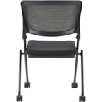 Lorell Nesting Chairs, Mobile, 20-1/4"x22-7/8"x35-3/8", 2/CT, BK (LLR41846) View Product Image