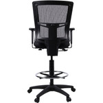 Lorell Drafting Stool Chair, 27"x25"x48", Black (LLR43100) View Product Image