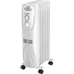 Lorell 3-Setting Oil-Filled Heater - Oil Filled - Electric - 1500 W - 3 x Heat Settings Product Image 