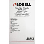 Lorell Oil Filled Heater,3 Settings,1500W,14-1/16"x9-2/3"x26",WE (LLR29552) View Product Image