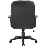 Lorell Chadwick Managerial Leather Mid-Back Chair (LLR60121) View Product Image