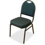 Lorell Round-Back Stack Chair (LLR62514) View Product Image