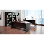 Lorell Double Pedestal Desk, 36"x72", CH/MH (LLR79140) View Product Image