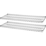 Lorell Indust Wire Shelving Starter Extra Shelves (LLR84183) View Product Image