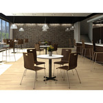 Lorell Bentwood Cafe Chair (LLR99863) View Product Image