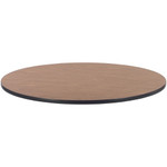 Lorell Classroom Activity Tabletop - High Pressure Laminate (HPL) Round, Medium Oak Top - 1.13" Table Top Thickness x 48" Table Top Diameter - Assembly Required Product Image 