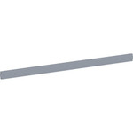 Lorell Single-Wide Horizontal Panel Strip for Adaptable Panel System - 33.12" Width x 0.50" Depth x 1.75" Height - Aluminum - Silver Product Image 