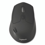 Logitech M720 Triathlon Wireless Mouse, 2.4 GHz Frequency, 33 ft Wireless Range, Right Hand Use, Black View Product Image