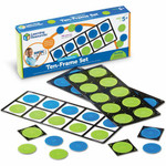 Learning Resources Giant Magnetic Ten-frame Set - Theme/Subject: Learning - Skill Learning: Visual, Addition, Subtraction, Number, Operation, Counting, Algebra, Cardinality - 5+ Product Image 