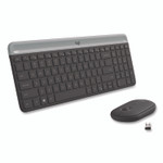 Logitech MK470 Slim Wireless Keyboard and Mouse Combo, 2.4 GHz/33 ft Wireless Range, Graphite View Product Image