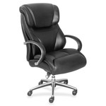 La-Z-Boy Executive Chair - Faux Leather Seat Material - Faux Leather Back Material - Mid Back - Black Product Image 