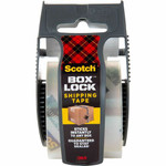 Scotch Box Lock Dispenser Packaging Tape - 22.20 yd Length x 1.88" Width - Clear - Dispenser Included - (MMM195) Product Image 