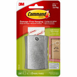 Command Sticky Nail Wire-Backed Hanger - 8 lb (3.63 kg) Capacity - for Decoration, Pictures - Metal - Silver Product Image 
