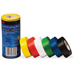 3M Color-Coding Pack, Vinyl Tape, .94"x21.87Yds, 6/PK, MI (MMM7641226PK) View Product Image