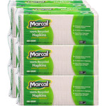 Marcal Paper Mills, Inc Luncheon Napkin, Single-Ply, 12-1/2"x11-1/4", 2400/CT, White (MRC6506CT) Product Image 
