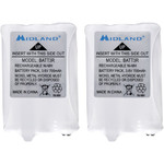 Midland Radio Corp Battery Pack, Rechargeable, 3/10"Wx1-1/2"Lx1-1/2"H, 2/PR, WE (MROAVP14) Product Image 