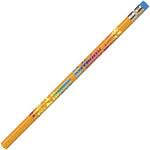 Rose Moon Inc., dba Moon Products Metallic Designed No. 2 Pencil, Happy B-Day, 12/DZ, AST (MPD7904B) Product Image 