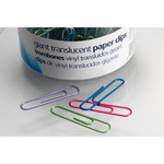 Officemate Translucent Vinyl Paper Clips (OIC97212) View Product Image