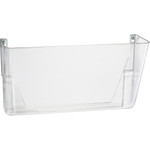 Officemate Mountable Wall File - 7" Height x 13" Width x 4.12" Depth - Clear - Plastic - (OIC21434) Product Image 