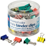 Officemate Binder Clips - Mini - 0.25" Size Capacity - Assorted - Metal Product Image 