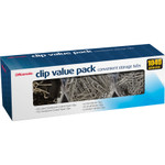 Officemate Clip Value Pack, Storage Tubs,13"Wx12-1/2"Dx12-19/50"H,BK/SR (OIC97300) View Product Image