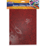 Creativity Street Wonderfoam Glitter Sheets - Art Project, Craft Project - Recommended For 3 Year - 10 Piece(s) - 11.70" Height x 8.25" Width - Multicolor Product Image 