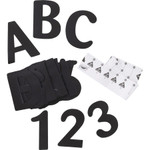 Pacon Letters,Self-adhesive,4"H,154 Pieces,Black/White (PACP1644CRA) View Product Image