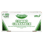 Crayola Crayon and Ultra-Clean Washable Marker Classpack, 8 Colors, 128 Each Crayons/Markers, 256/Box View Product Image