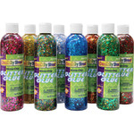 Pacon Glitter Chip Glue, 8oz, 8/BX, Assorted (PAC8562) View Product Image