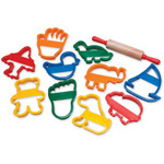 Pacon Clay Cutter Set, 4" Cutters, 11 Pcs/ST, AST (PAC9780) View Product Image