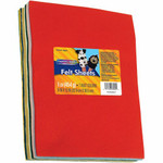 Creativity Street One Pound Felt Sheets - 30 Piece(s) - 9" Width x 12" Length - Assorted Product Image 