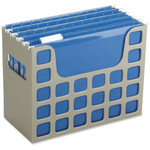 Pendaflex Desktop File, w/Hanging Folders, 12-1/4"x 6"x 9-1/2", Putty (PFX23010) View Product Image