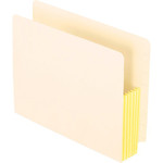 Pendaflex Letter Recycled File Pocket - 8 1/2" x 11" - 5 1/4" Expansion - Manila, Tyvek - Manila - Tab, Reinforced Gusset Product Image 