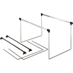 Pendaflex Actionframe Drawer File Frames - Letter - 14" to 18" Long - Steel - Stainless Steel Product Image 