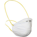 ProGuard Particulate Respirators - Mist, Dust, Respiratory, Pollen Protection - White - Comfortable, Adjustable Nose-piece, Disposable Product Image 