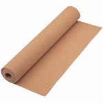 Quartet Natural Cork Roll - 28" Board Height x 24" Board Width - Brown Natural Cork Surface - Durable Product Image 