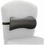 Safco Memory Foam Lumbar Support Backrest - Strap Mount - Black Product Image 