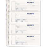 Rediform 3-part Wirebound Money Receipt Book - Wire Bound - 3 Part - Carbonless Copy - 2.75" x 7" Form Size - Pink, White Product Image 