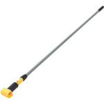 Rubbermaid Commercial Products Handle, f/Wet Mops, Clamp Style, Aluminum, 60", 12/CT, YW/SR (RCPH226CT) Product Image 