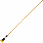 Rubbermaid Commercial Gripper Wet Mop 60" Hardwood Handles - 60" Length - Yellow - Hardwood Product Image 