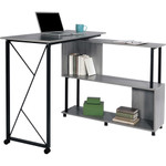 Safco Standing Desk, Mobile, Box 1/2, 53-1/4"x21-3/4"x42-1/4", GY (SAF1904GRKDA) View Product Image
