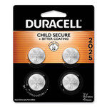 Duracell Lithium Coin Batteries With Bitterant, 2025, 4/Pack (DURDL2025B4PK) View Product Image