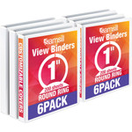 Samsill Value 1" Round Ring View Binder (SAMI08537) View Product Image