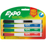 Expo Eraser Cap Fine Magnetic Dry Erase Markers - Medium, Fine, Broad Marker Point - Assorted Ink Product Image 