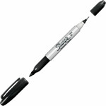 Sharpie Twin Tip Permanent Markers - Extra Fine, Fine Marker Point - Black Ink - Alcohol Based Product Image 