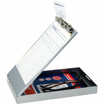 Saunders Recycled Aluminum Redi-Rite Clipboard - Top Opening - 6" x 9" Sheet Size - Aluminum - Silver Product Image 